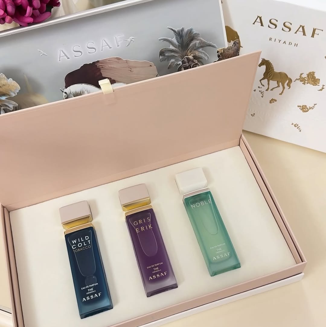 Assaf Perfume Pack – Noble, Gris Eric & Wild Colt | 3×200ml Premium Set